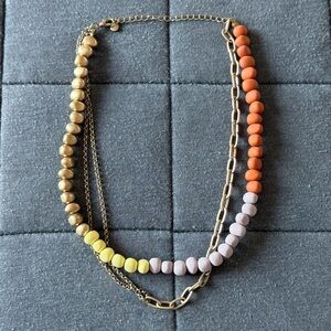 Universal Thread Beaded & Gold Necklace!